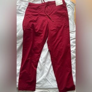 Uniqlo woman HeatTech warm lined pants XL - RED